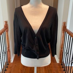 Black Waist length sweater